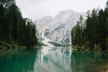 Tranquil Mountain Lake — 100-piece jigsaw puzzle