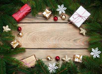 Festive Christmas Frame — 200-piece jigsaw puzzle