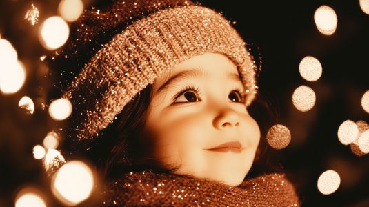 Child's Winter Glow — 100-piece jigsaw puzzle