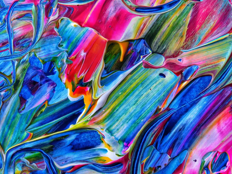 Vibrant Color Swirl — 150-piece jigsaw puzzle
