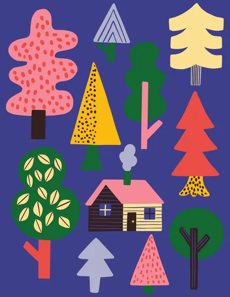 Fantasierijk boslandschap — 200-stukjes legpuzzel