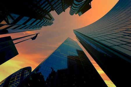Sunset Skyline Reflections — 200-piece jigsaw puzzle