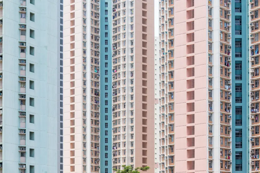 Urban Pastel Towers — 200-piece jigsaw puzzle