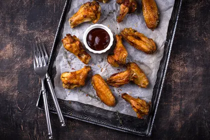 Savory Chicken Wings — 100-piece jigsaw puzzle