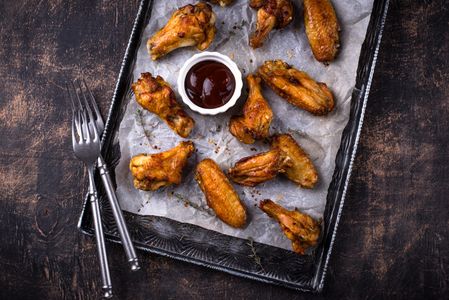 Savory Chicken Wings — 100-piece jigsaw puzzle
