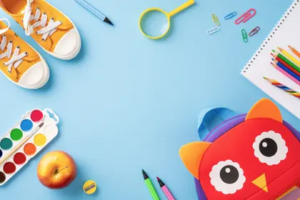Colorful School Essentials — 200-piece jigsaw puzzle