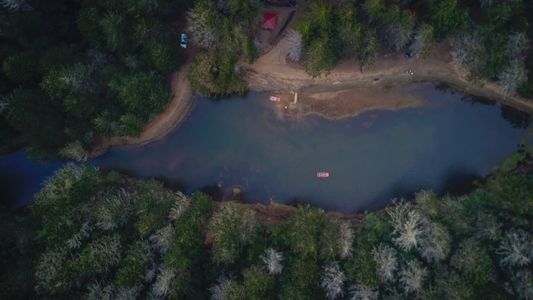 Serene Forest Lake — 200-piece jigsaw puzzle