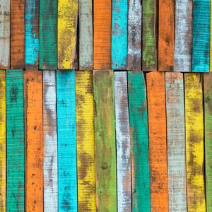 Colorful Wooden Planks — 300-piece jigsaw puzzle