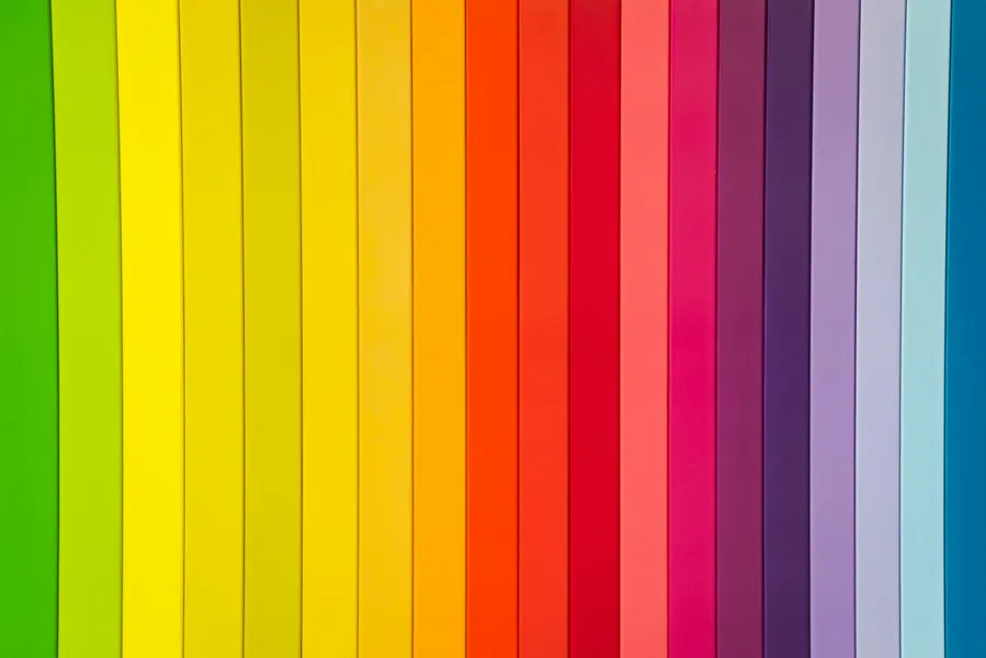 Espectro de color vibrante — rompecabezas de 100 piezas
