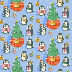 Festive Penguins Party — 300-piece jigsaw puzzle