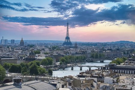 Parisian Skyline at Dusk — 100-piece jigsaw puzzle