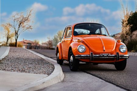 Vintage Orange Beetle — 400-piece jigsaw puzzle