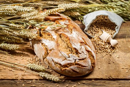 Rustic Bread & Wheat — 500-piece jigsaw puzzle