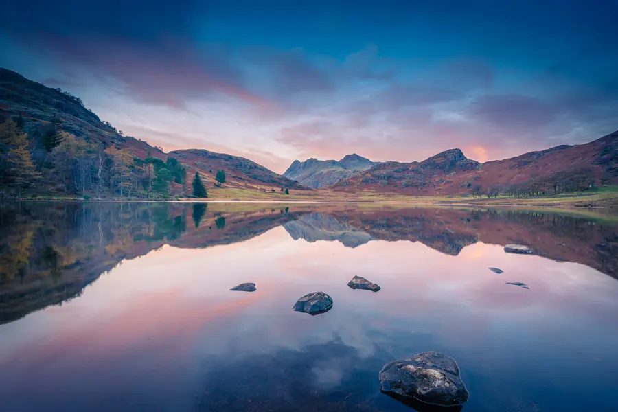Serene Mountain Reflection — 100-piece jigsaw puzzle