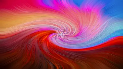 Vibrant Color Swirl — 64-piece jigsaw puzzle