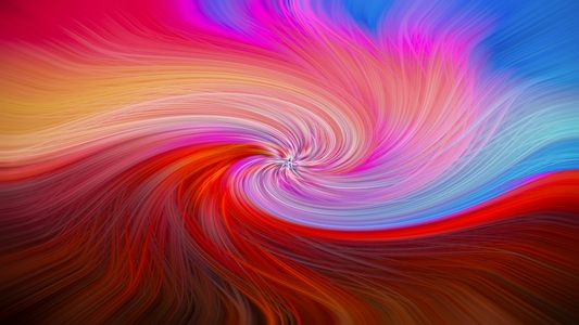 Vibrant Color Swirl — 64-piece jigsaw puzzle