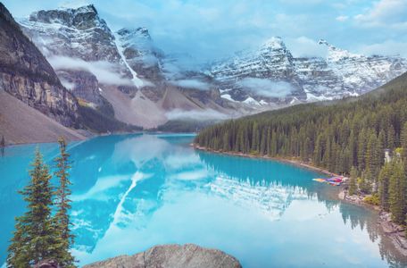 Serene Mountain Reflection — 200-piece jigsaw puzzle