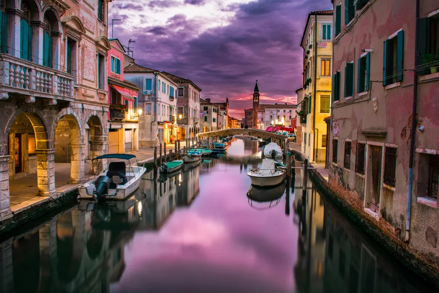 Twilight Canal Serenity — 500-piece jigsaw puzzle