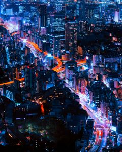 Neon Cityscape — 100-piece jigsaw puzzle