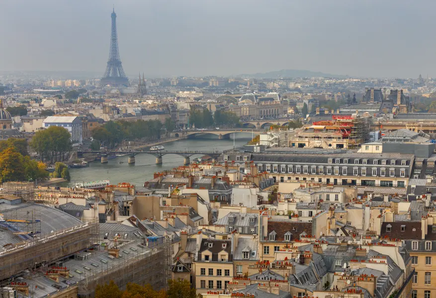 Parisian Skyline View — 200-piece jigsaw puzzle