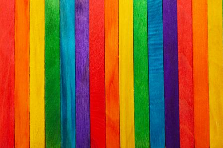 Colorful Wooden Sticks — 64-piece jigsaw puzzle