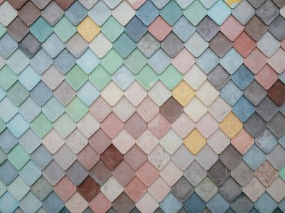 Pastel Tiled Pattern — 64-piece jigsaw puzzle