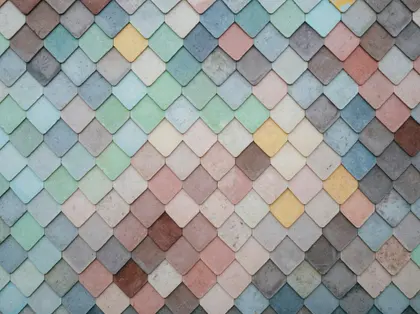 Pastel Tiled Pattern — 64-piece jigsaw puzzle