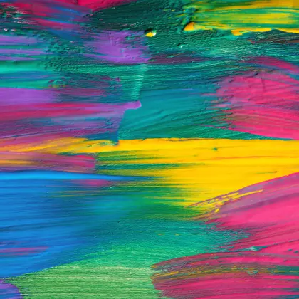 Vibrant Color Brushstrokes — 200-piece jigsaw puzzle