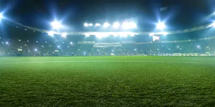 Illuminated Stadium Field — 400-piece jigsaw puzzle