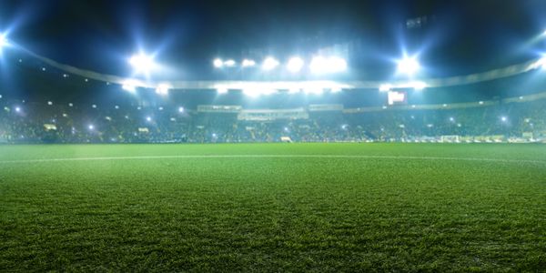Illuminated Stadium Field — 400-piece jigsaw puzzle