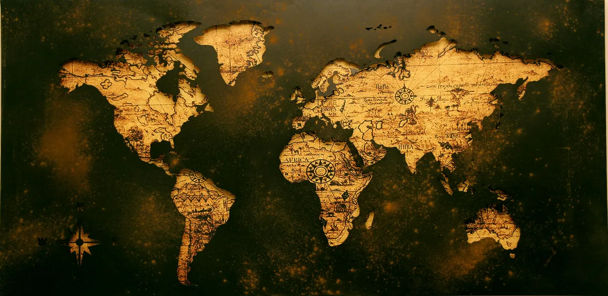 Vintage World Map — 300-piece jigsaw puzzle