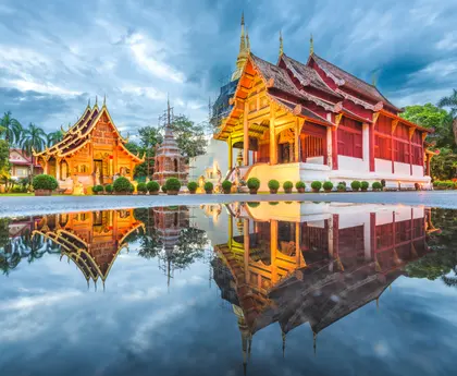 Temple Reflection Serenity — 200-piece jigsaw puzzle