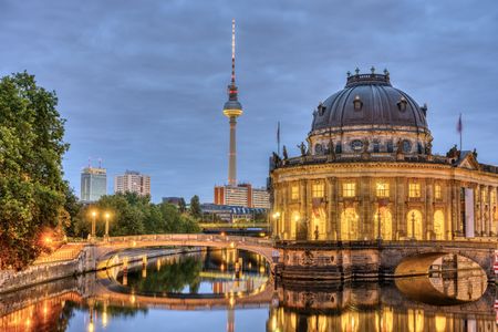 Atardecer en Berlín — rompecabezas de 400 piezas