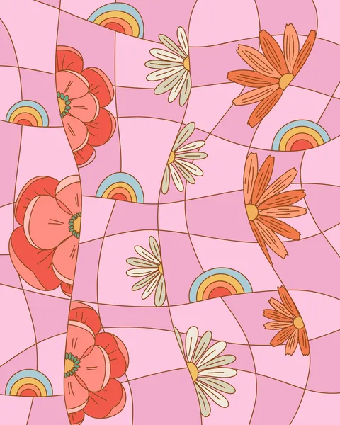 Whimsical Floral Patterns — 64-piece jigsaw puzzle
