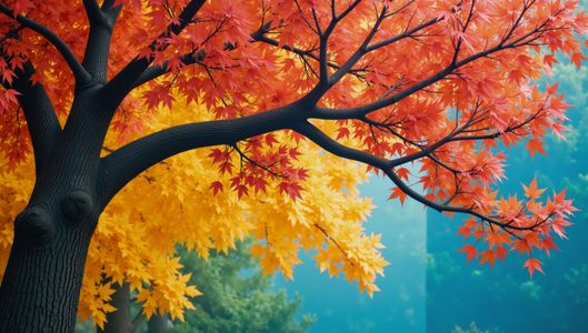 Vibrant Autumn Leaves — 200-piece jigsaw puzzle