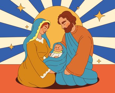 Holy Family Scene — 300-piece jigsaw puzzle