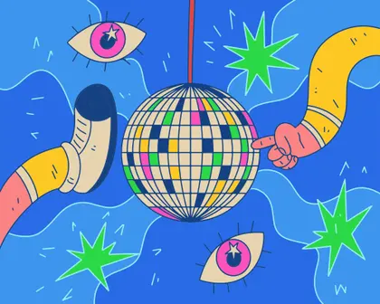 Vibrant Disco Energy — 400-piece jigsaw puzzle