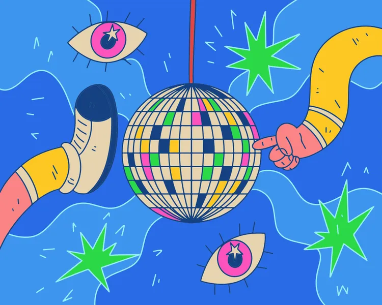 Vibrant Disco Energy — 400-piece jigsaw puzzle