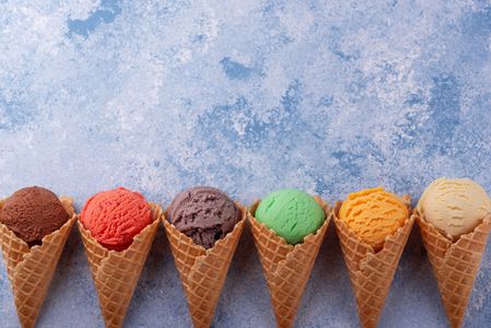Colorful Ice Cream Cones — 150-piece jigsaw puzzle