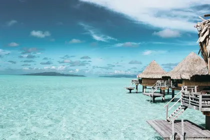 Tropical Overwater Bungalows — 300-piece jigsaw puzzle