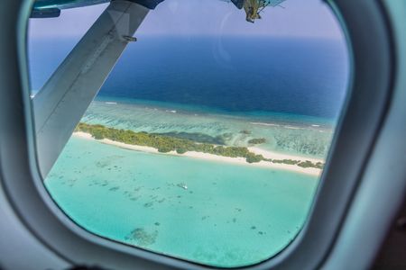 Island View From Plane — 150-piece jigsaw puzzle
