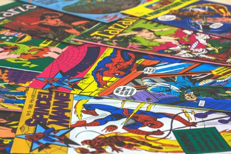 Vibrant Comic Display — 150-piece jigsaw puzzle