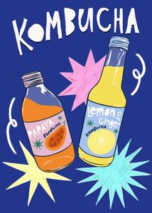 Vibrant Kombucha Bottles — 400-piece jigsaw puzzle