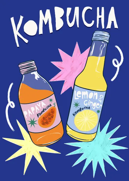 Vibrant Kombucha Bottles — 400-piece jigsaw puzzle