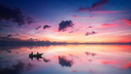 Serene Sunset Reflection — 500-piece jigsaw puzzle