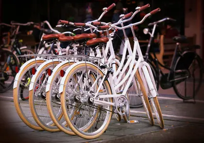 Charming Urban Bicycles — 150-piece jigsaw puzzle