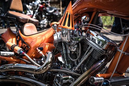 Chrome and Leather — 64-piece jigsaw puzzle