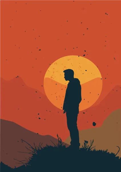 Silhouette at Sunset — 200-piece jigsaw puzzle