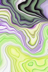 Flowing Color Waves — 100-piece jigsaw puzzle