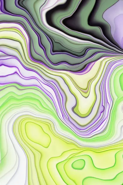 Flowing Color Waves — 100-piece jigsaw puzzle